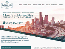 Tablet Screenshot of emeraldcitylawgroup.com